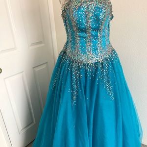Blue Tiffany dress
